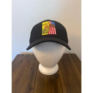 Don’t Tread on Me Black Adjustable Hat